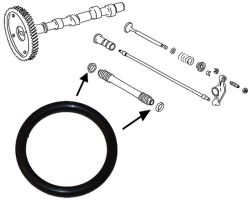 Dichtring für Stösselrohr 25 1 mm