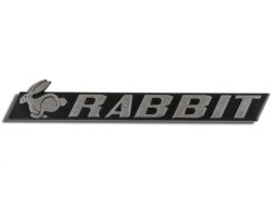 US-Schriftzug Rabbit Aluminium lackiert