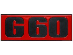 "G60"-Emblem für Kühlergrill, Farbe:...