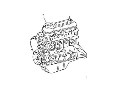 Rumpfmotor (ohne Anbauteile)   Taro, MKB:4Y Neuteil kein Austauschteil.