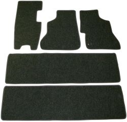Fußmattensatz schwarz 5 Stück
