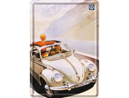 Blechpostkarte VW Cabrio - 902276