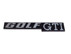 Schriftzug GOLF GTI hinten für Golf 1