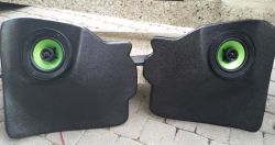 Lautsprechereinbaurahmen für den Fußraum ohne Lautsprecher (Satz 2 Stück)