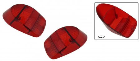 Rücklichtglas USA rot / rot / rot B-Qualität (Satz 2 Stück)