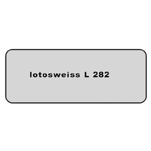 Aufkleber Code L282 lotosweiss