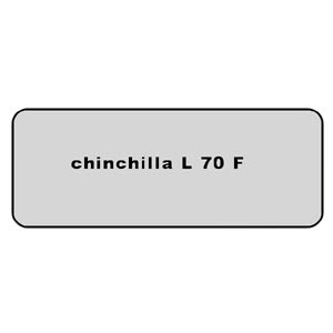 Aufkleber Code L70F chinchilla