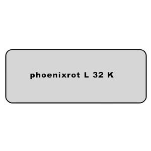 Aufkleber Code L32K phoenixrot