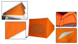 Leinwand orange für Westfalia Hubdach 1 Fenster