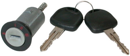 Zündschalterzylinder mit Schlüsseln