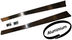 Trittbrettsatz Aluminium poliert (Satz 2 Stück)