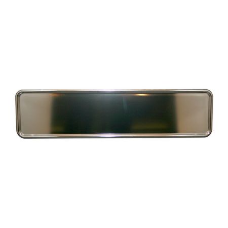 Kennzeichenhalter Aluminium,poliert 520x112 mm