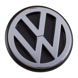 Zeichen "VW" für Heckklappe, Chrom