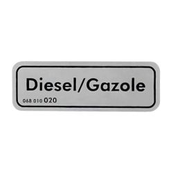 Aufkleber Diesel/Gasöl