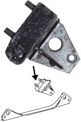 Getriebe / Motoraufhängung hinten links