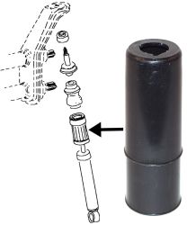 Schutzrohr für Stoßdämpfer hinten