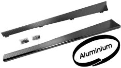 Trittbrettsatz schwarz Aluminium (Satz 2 Stück)