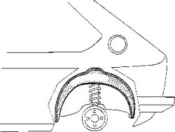 Innenradhaus hinten rechts 2+4-Türer
